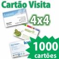 Cartão Visita 4x4 Verniz UV Total 1000 unidades