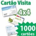 Cartão Visita 4x4 Verniz UV Total 1000 unidades
