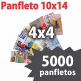 Panfleto 10x14 / 4x4 / 5000 unidades