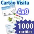 Cartão Visita 4x0 Verniz UV Total 1000 unidades