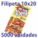 Filipeta 10x20 / 4x4 / 5000 unidades